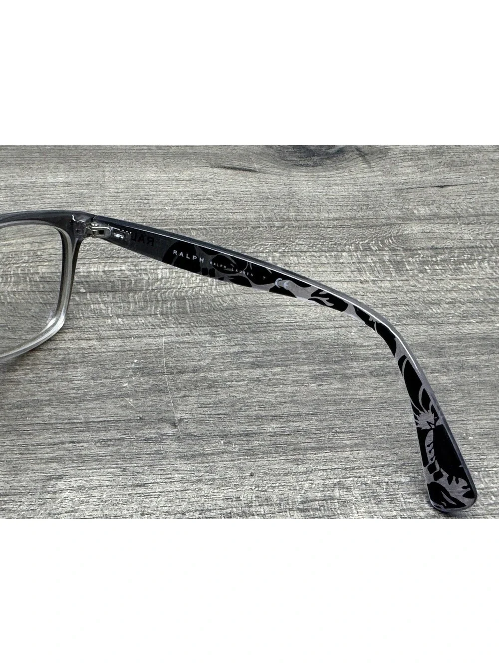 RALPH LAUREN Eyeglasses RA7071 1511 Gray Black Fade 52-16-140 FRAMES ONLY